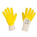 Rękawice z lateksem żółto-białe kpl.12 par 10[XL] - Rękawice z lateksem żółto-białe kpl.12 par 10[XL]